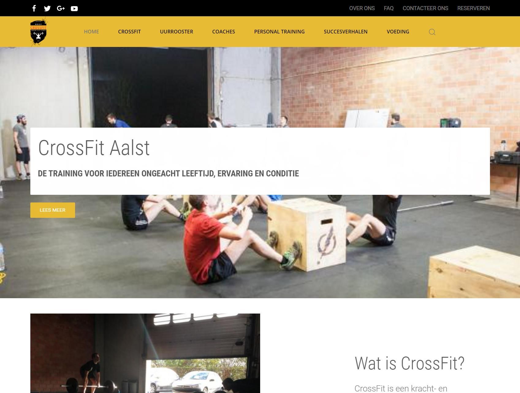 Website CrossFit Aalst