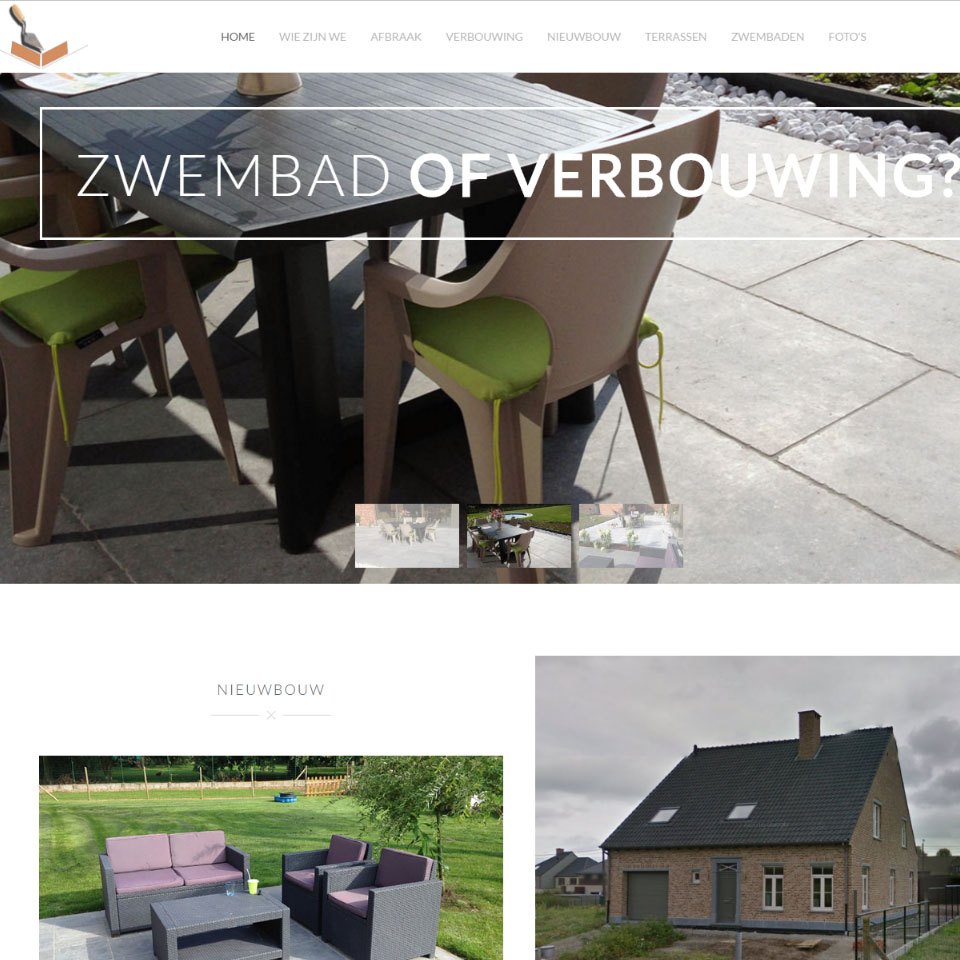 Website bouwbedrijf Claessens