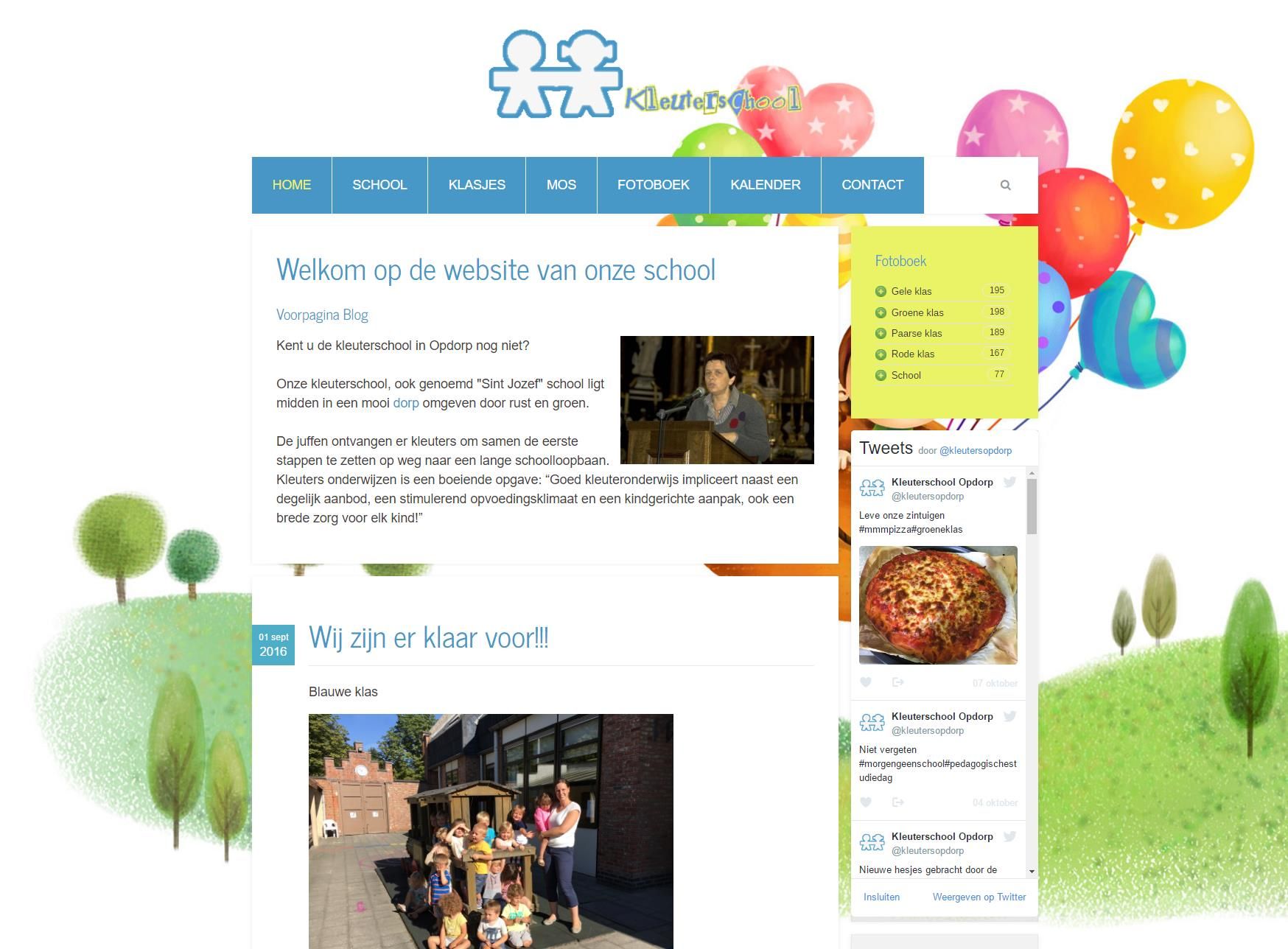 Website Kleuterschool Opdorp